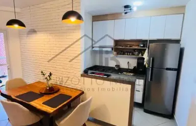 Apartamento para locação  em indaiatuba-sp, residencial plaza bella vista 2 quartos, 1 suíte, 2 salas, 2 banheiros, 2 vagas, 60m².