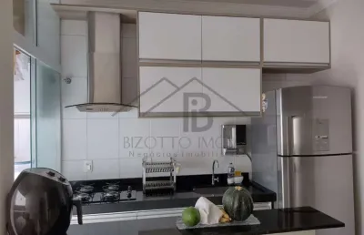 Apartamento à venda em indaiatuba-sp, jardim regente! 2 quartos, sala, banheiro, vaga de garagem. 59,83 m² de área!