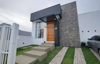 Casa com 3 dormitórios à venda, 78 m² - reserva bela vista - gravataí/rs