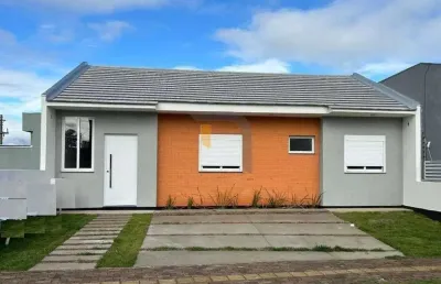 Casa com 3 dormitórios à venda, 97 m² - bela vista - gravataí/rs