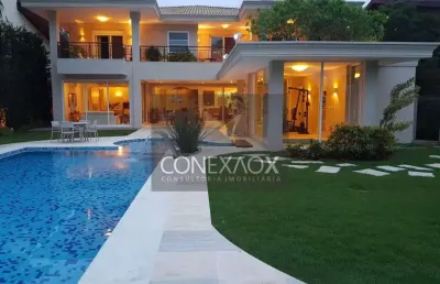 Casa em condomínio fechado com 4 quartos à venda na estrada da rhodia km 12, 12, barão geraldo, campinas, 857 m2 por r$ 7.100.000