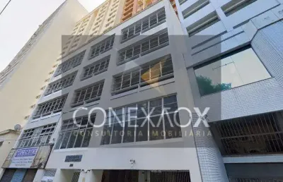 Kitnet / stúdio à venda na rua barão de jaguara, 482, centro, campinas, 50 m2 por r$ 260.000