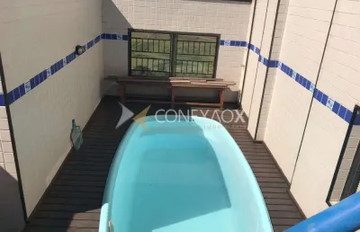 Cobertura com 3 quartos à venda na rua presidente bernardes, 1293, jardim flamboyant, campinas, 225 m2 por r$ 999.000