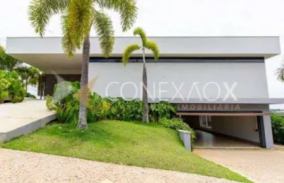 Casa em condomínio fechado com 5 quartos à venda na estrada municipal adelina segantini cerqueira leite, 1000, loteamento mont blanc residence, campinas, 491 m2 por r$ 4.400.000