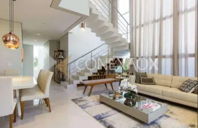 Casa em condomínio fechado com 4 quartos à venda na estrada municipal adelina segantini cerqueira leite, 1000, loteamento mont blanc residence, campinas, 430 m2 por r$ 4.490.000