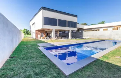 Casa em condomínio fechado com 3 quartos à venda na avenida isaura roque quércia, 5, loteamento residencial pedra alta (sousas), campinas, 518 m2 por r$ 5.500.000