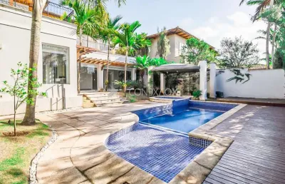 Casa em condomínio fechado com 4 quartos à venda na avenida professora dea ehrhardt carvalho, 100, sítios de recreio gramado, campinas, 552 m2 por r$ 6.500.000