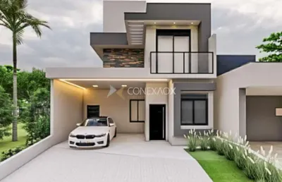 Casa em condomínio fechado com 3 quartos à venda na avenida luiz greco, 500, vila monte alegre, paulínia, 172 m2 por r$ 1.240.000