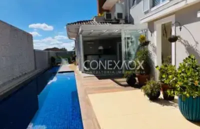 Casa em condomínio fechado com 4 quartos à venda na avenida professora dea ehrhardt carvalho, 2500, sítios de recreio gramado, campinas, 294 m2 por r$ 2.800.000