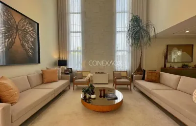 Casa em condomínio fechado com 4 quartos à venda na avenida carlos diaulas serpa, s/nº, loteamento parque dos alecrins, campinas, 315 m2 por r$ 2.800.000