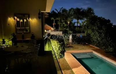 Casa em condomínio fechado com 5 quartos à venda na rua san conrado, 3485, loteamento caminhos de san conrado (sousas), campinas, 402 m2 por r$ 2.650.000