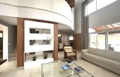 Casa em condomínio fechado com 3 quartos à venda na avenida alphaville, 8, alphaville dom pedro, campinas, 360 m2 por r$ 3.800.000