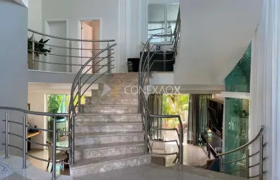 Casa em condomínio fechado com 4 quartos à venda na avenida alphaville, 8, alphaville dom pedro, campinas, 350 m2 por r$ 3.300.000
