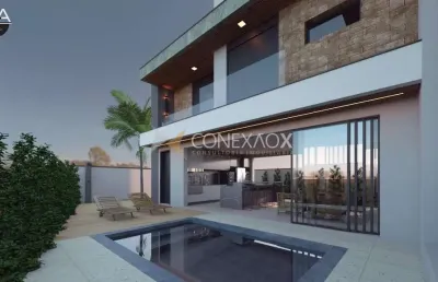 Casa em condomínio fechado com 4 quartos à venda na avenida paulo roberto russo pedroso, s/n, swiss park, campinas, 220 m2 por r$ 2.800.000