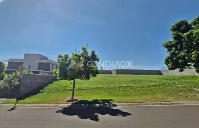 Terreno em condomínio fechado à venda na avenida isaura roque quércia, 5, loteamento residencial pedra alta (sousas), campinas por r$ 950.000