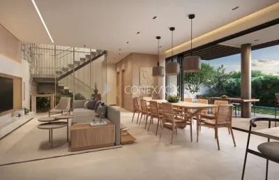Casa em condomínio fechado com 3 quartos à venda na avenida professora dea ehrhardt carvalho, 1400, sítios de recreio gramado, campinas, 216 m2 por r$ 3.018.000