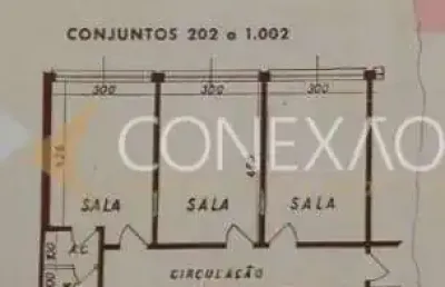 Sala comercial à venda na avenida francisco glicério, 1058, centro, campinas, 80 m2 por r$ 100.000