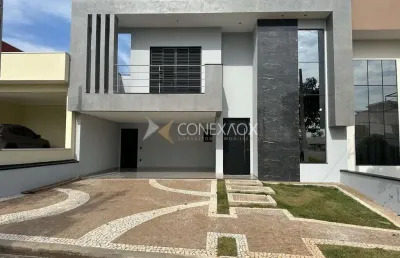 Casa em condomínio fechado com 3 quartos à venda na avenida jardim botânico, 155, parque olívio franceschini, hortolândia, 168 m2 por r$ 1.100.000