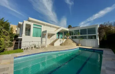 Casa em condomínio fechado com 4 quartos para alugar na avenida araçá, s/n°, loteamento alphaville campinas, campinas, 505 m2 por r$ 25.000