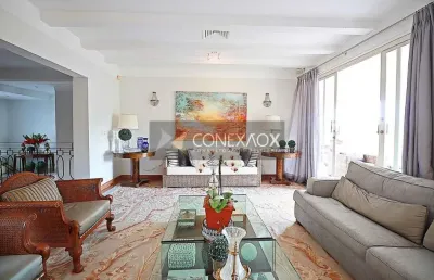 Casa em condomínio fechado com 4 quartos para alugar na alameda das tipuanas, 405, sítios de recreio gramado, campinas, 778 m2 por r$ 28.000