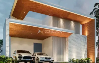 Casa em condomínio fechado com 4 quartos à venda na rua sebastião cardoso, 500, parque brasil 500, paulínia, 211 m2 por r$ 2.250.000