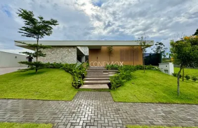 Casa em condomínio fechado com 4 quartos à venda na avenida carla alessandra tozzi, 129, loteamento residencial entre verdes (sousas), campinas, 500 m2 por r$ 6.400.000