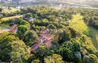 Casa em condomínio fechado com 4 quartos à venda na rua eliseu teixeira de camargo, 700, sítios de recreio gramado, campinas, 1300 m2 por r$ 7.990.000