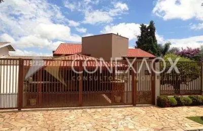 Casa em condomínio fechado com 4 quartos à venda na rua san conrado, 3485, loteamento caminhos de san conrado (sousas), campinas, 384 m2 por r$ 1.439.000