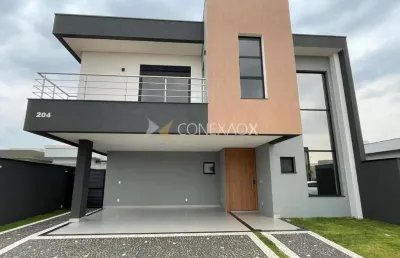 Casa em condomínio fechado com 4 quartos à venda na rua sebastião cardoso, 548, parque brasil 500, paulínia, 265 m2 por r$ 2.300.000
