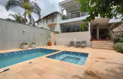 Casa em condomínio fechado com 3 quartos à venda na rua san conrado, 3485, loteamento caminhos de san conrado (sousas), campinas, 360 m2 por r$ 1.790.000