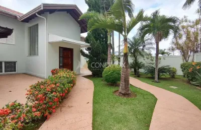 Casa em condomínio fechado com 4 quartos à venda na rua san conrado, 3485, loteamento caminhos de san conrado (sousas), campinas, 410 m2 por r$ 1.649.900