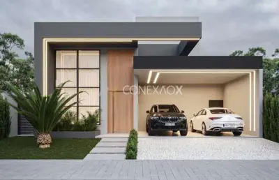 Casa em condomínio fechado com 4 quartos à venda na rua sebastião cardoso, 548, parque brasil 500, paulínia, 202 m2 por r$ 1.580.000