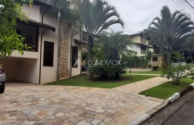 Casa em condomínio fechado com 4 quartos para alugar na estrada francisco von zuben, 1, chácara flora, valinhos, 435 m2 por r$ 8.000