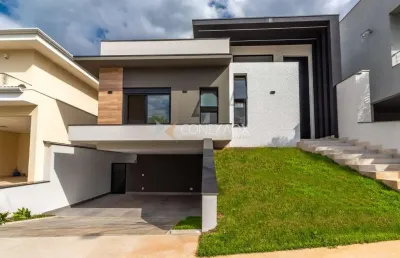 Casa em condomínio fechado com 3 quartos à venda na avenida josé bueno de camargo, s/n, swiss park, campinas, 207 m2 por r$ 2.100.000