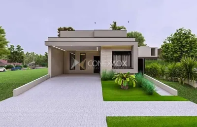 Casa em condomínio fechado com 3 quartos à venda no parque brasil 500, paulínia , 169 m2 por r$ 1.690.000