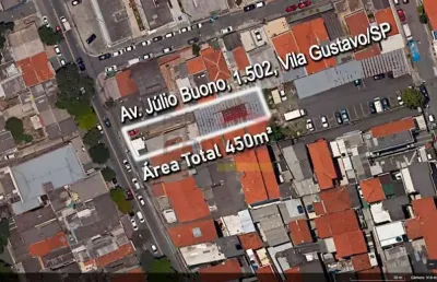 Galpão com excelente terreno 450 metros na av. julio buono