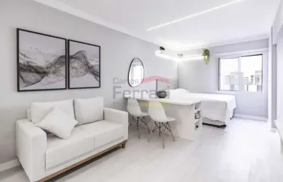 Apartamento  mobiliado  ,1 quarto , 1 vaga   campos elísios/ santa cecília