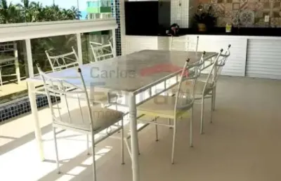 Apartamento riviera de são lourenço com ampla varanda 175m2