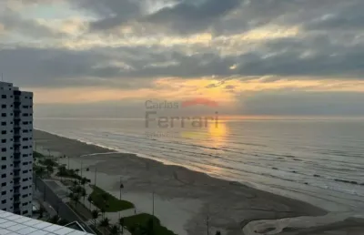 Apartamento duplex praia grande frente para o mar 121 m² mobiliado