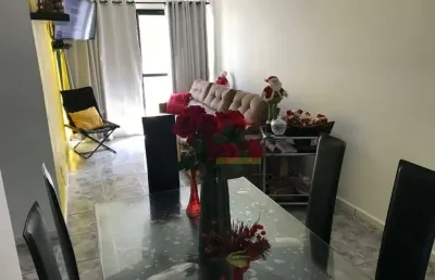 Apartamento na praia do tombo - guarujá 500 m da praia