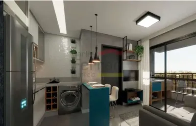 Apartamento novo na água fria, varanda grill, 1 dormitório, 25,96 metros úteis, amplo lazer