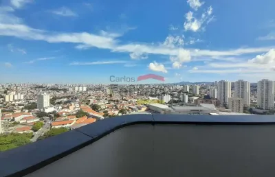 Apartamento com vista livre, próximo ao shopping santana park, com 2 dormitórios e 1 vaga de garagem