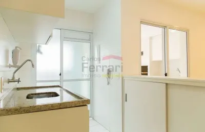 Apartamento com vaga e varanda com churrasqueira perto de metrô