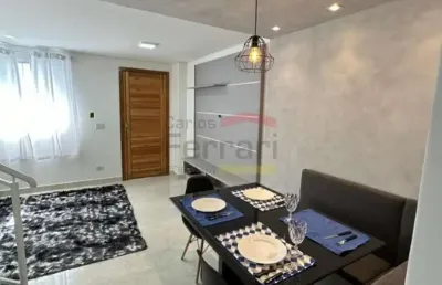 Casa mobiliada  de condomínio com 2 quartos e 3 banheiros , 1vaga - casa verde alta