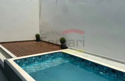 Casa à venda em atibaia, 3 quartos, 1 suíte, 2 vagas com piscina.