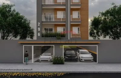 Apartamento em construção,  na parada inglesa, 1 dormitório, sacada, 1 vaga moto