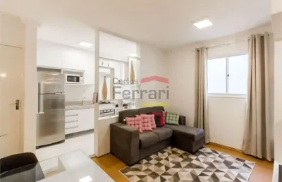 Apartamento  tipo studio, contendo 1 dormitório, sem vaga de garagem