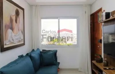 Apartamento à venda em condomínio, 45m², 1 quarto com área gourmet