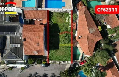 Terreno a venda com 360 m² em rua sem saida com cancela, segurança 24h,
