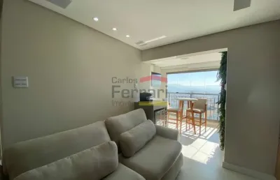 Apartamento novo de 64m², andar alto com varanda gourmet, 1 vaga,  à 100 metros do metrô tucuruvi.